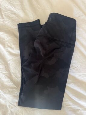 Yogalicious Black Camo High-Rise Leggings